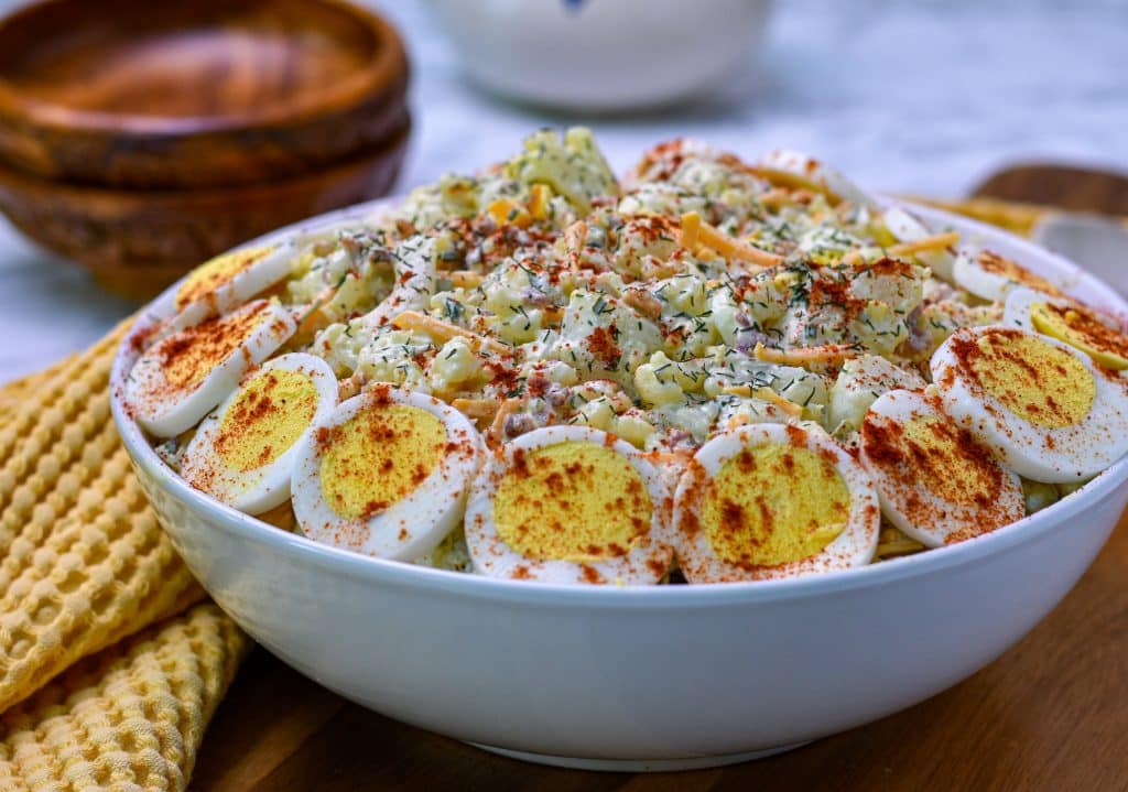 Keto Cauliflower potato Salad