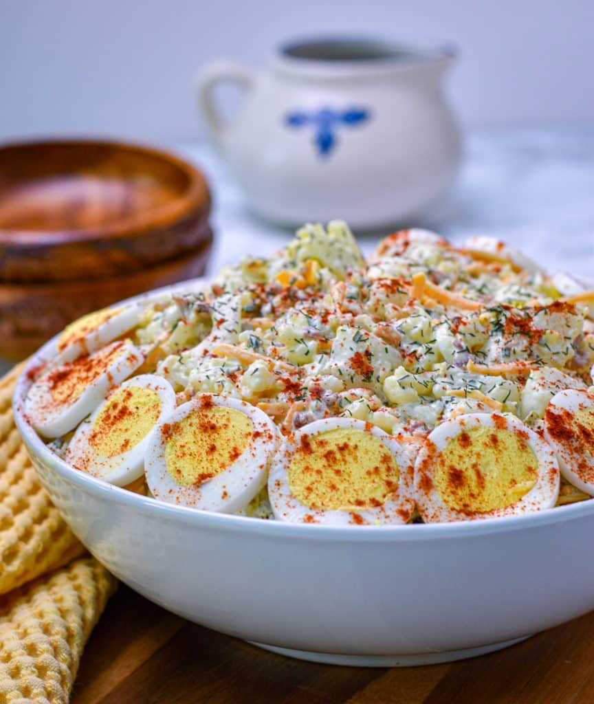 Cauliflower Low carb potatoStyle salad