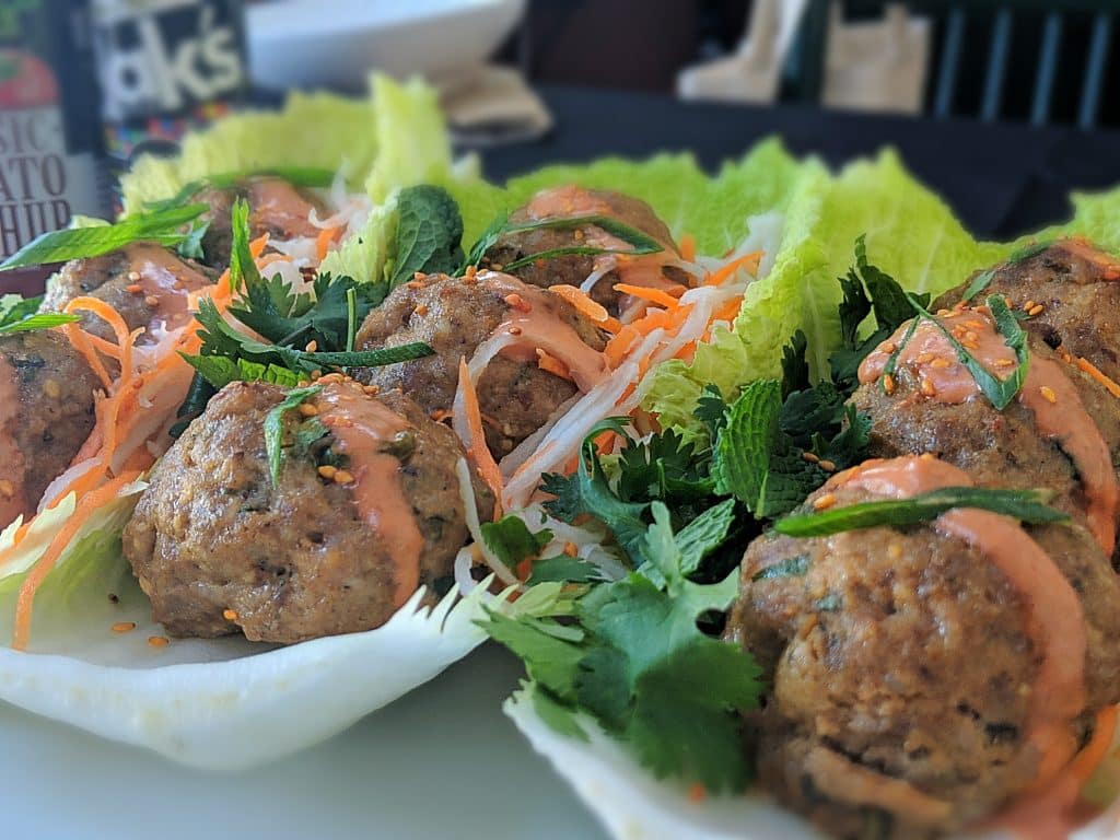 Bahn Mi Meatballs