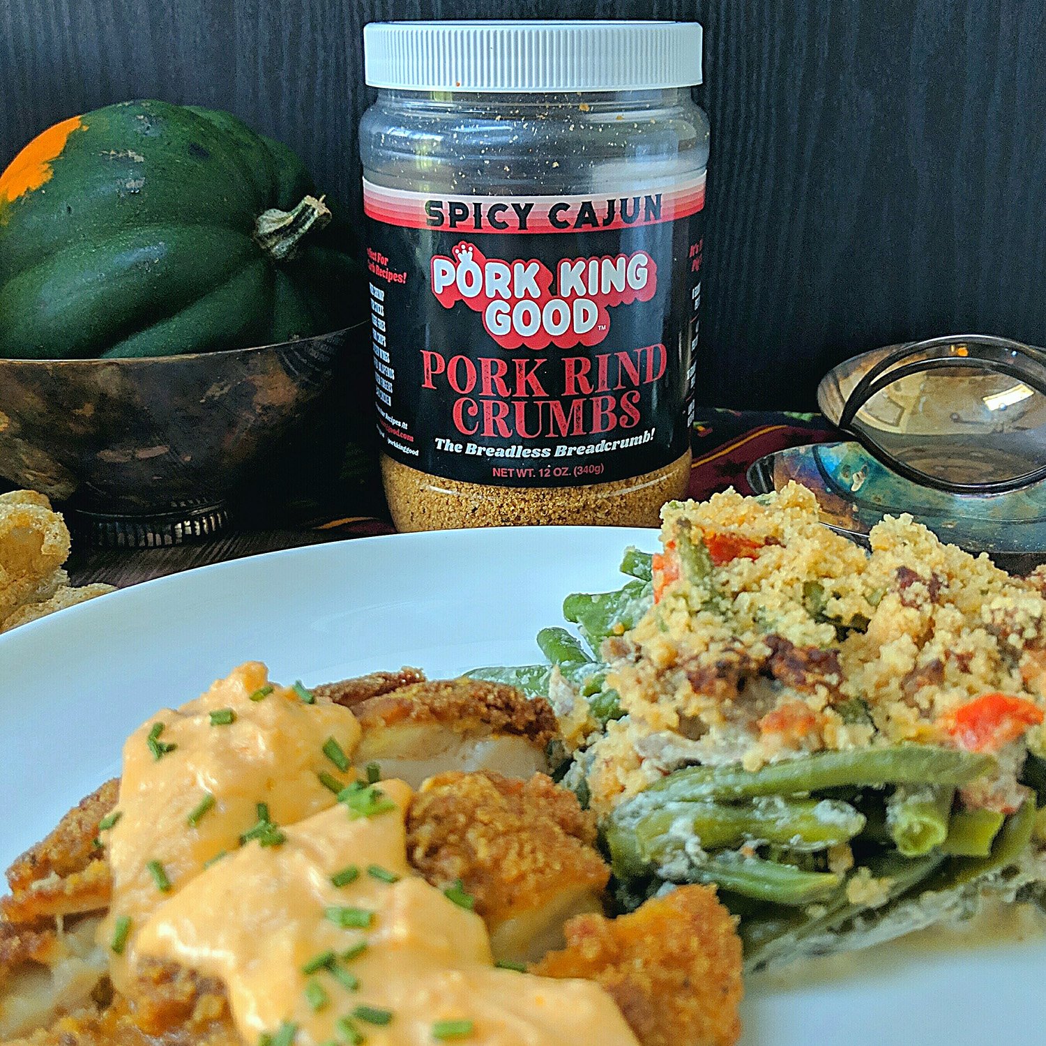 Low Carb Piggy Fried Chicken