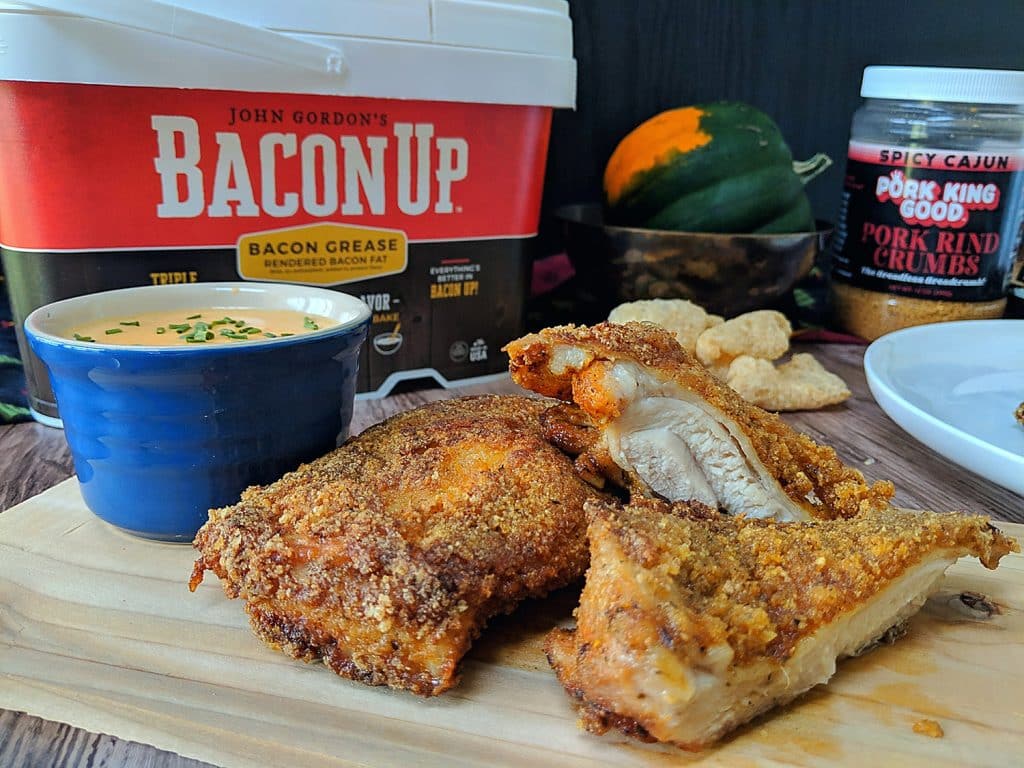 Low Carb Piggy Fried Chicken