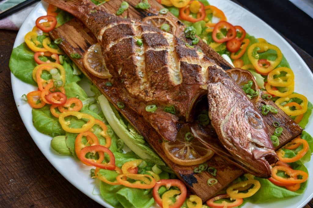Smoked Whole Red Snapper