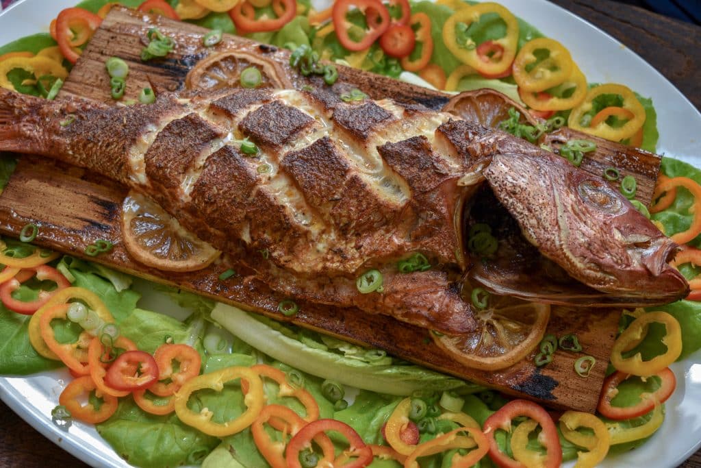 Smoked Whole Red Snapper