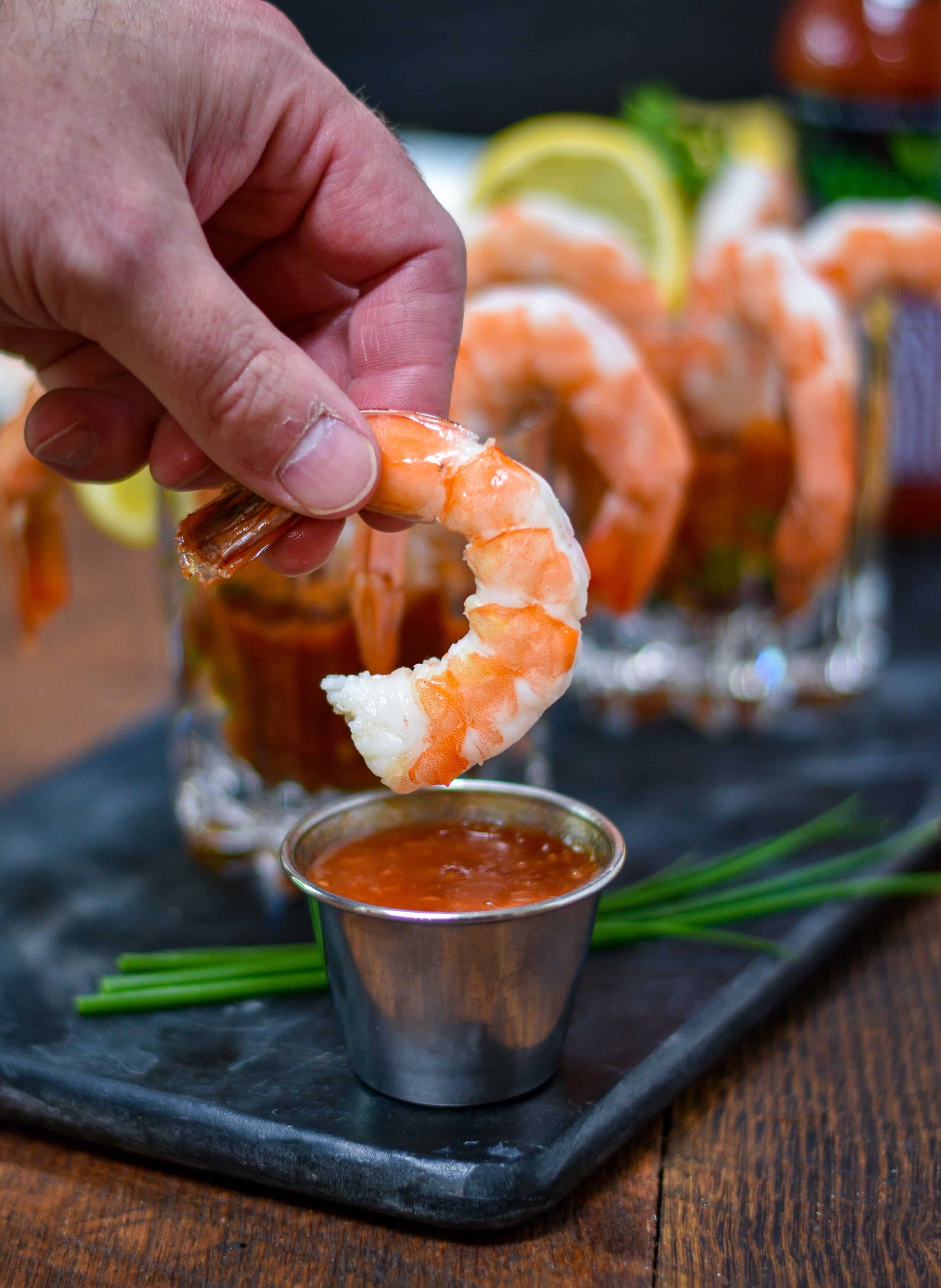 Shrimp Cocktail with Keto Cocktail Sauce