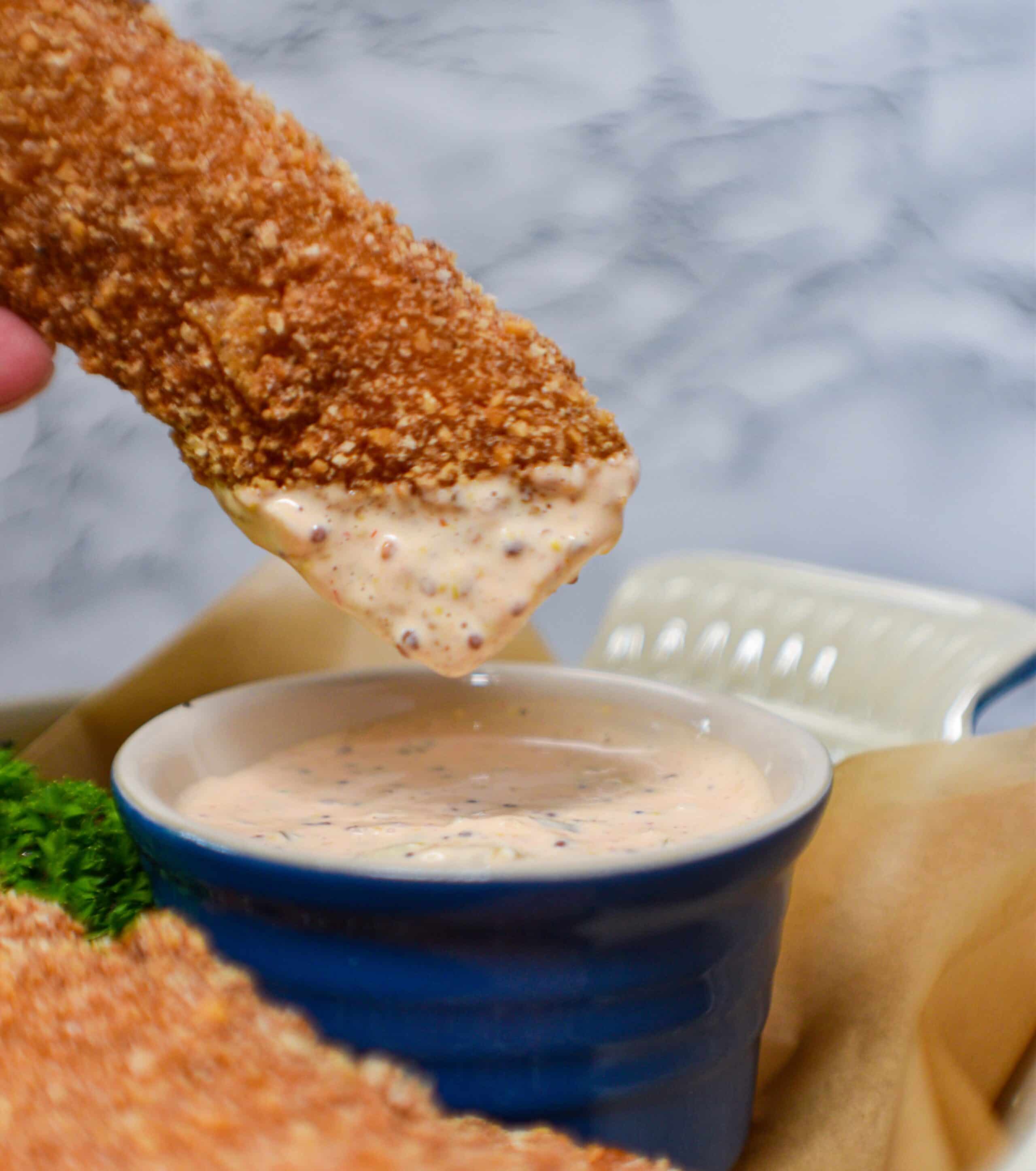 Mahi Mahi Fingers dipped in remoulade