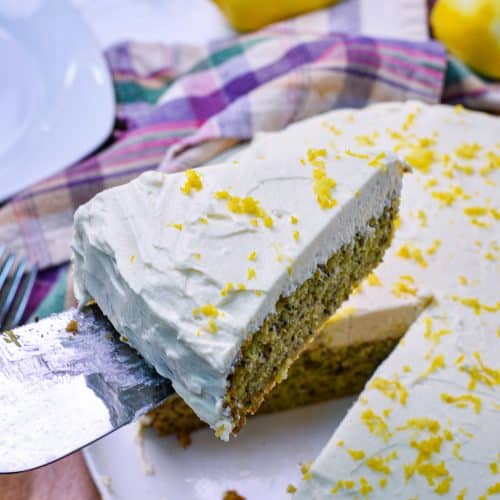 Lemon Zucchini Olive oil Cake