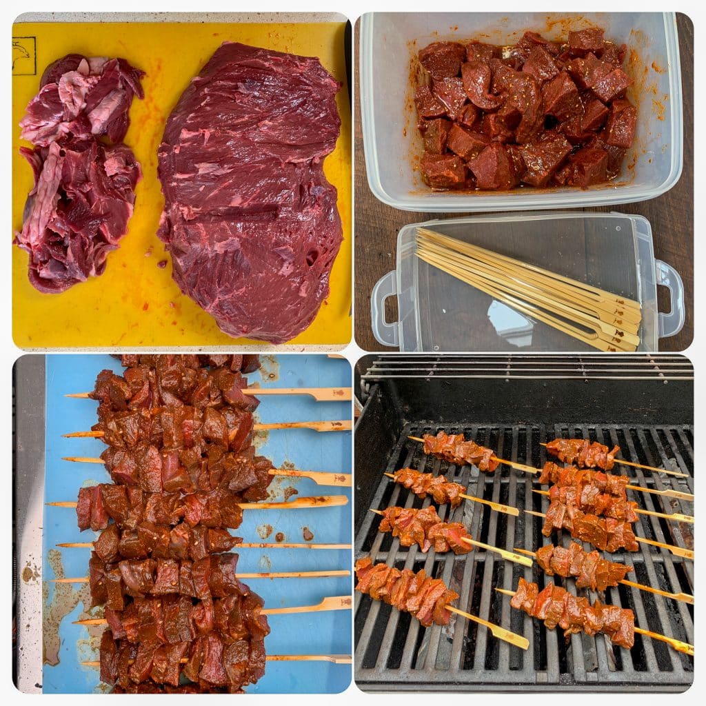 how to prepare beef heart satay