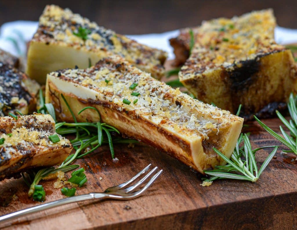 Keto Italian Roasted Marrow Bones - Culinary Lion