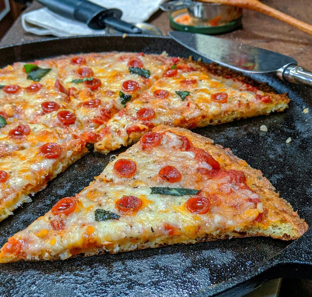 Keto Pan Pizza Crust Recipe