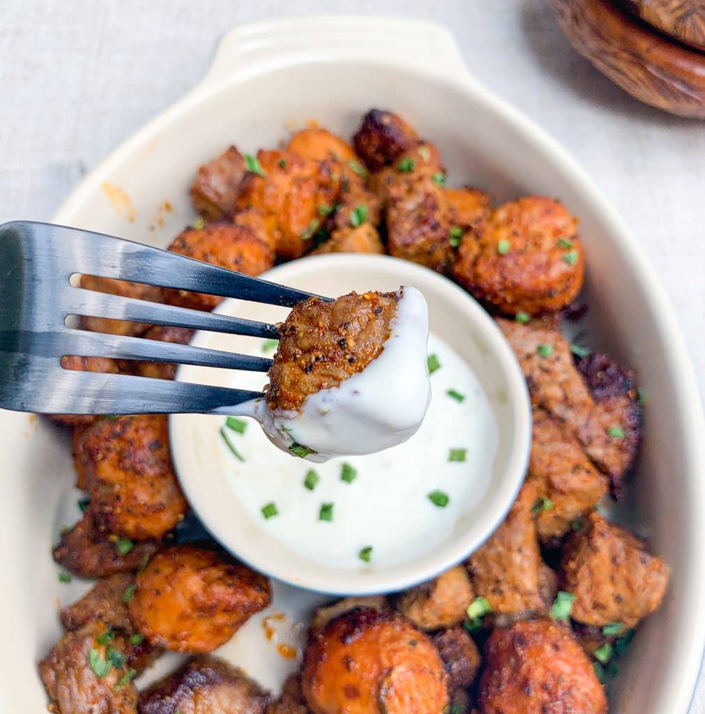 Blackened Beef Tips & sausage Keto Cut Meals