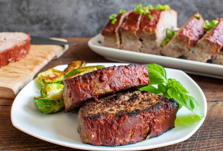 Italian Keto Meatloaf with Balsamic Ketchup