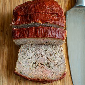 Italian Keto Meatloaf with Balsamic Ketchup