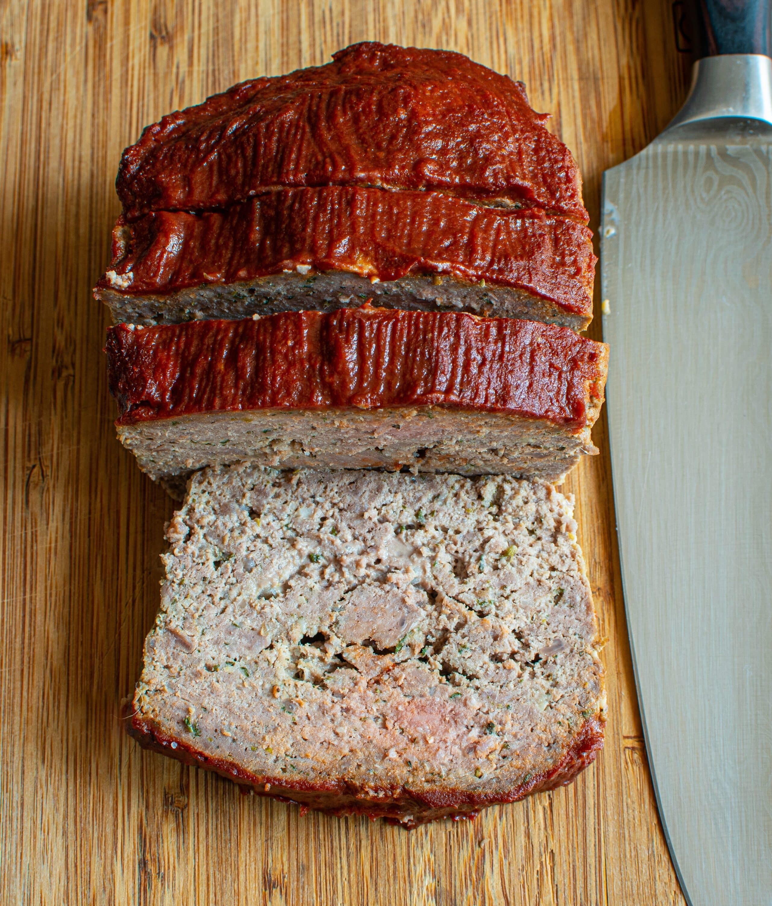 Italian Keto Meatloaf with Balsamic Ketchup