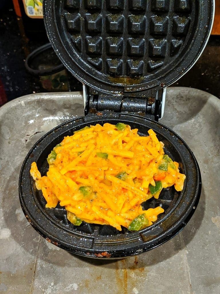 Jalapeno cheddar cornbread Chaffle