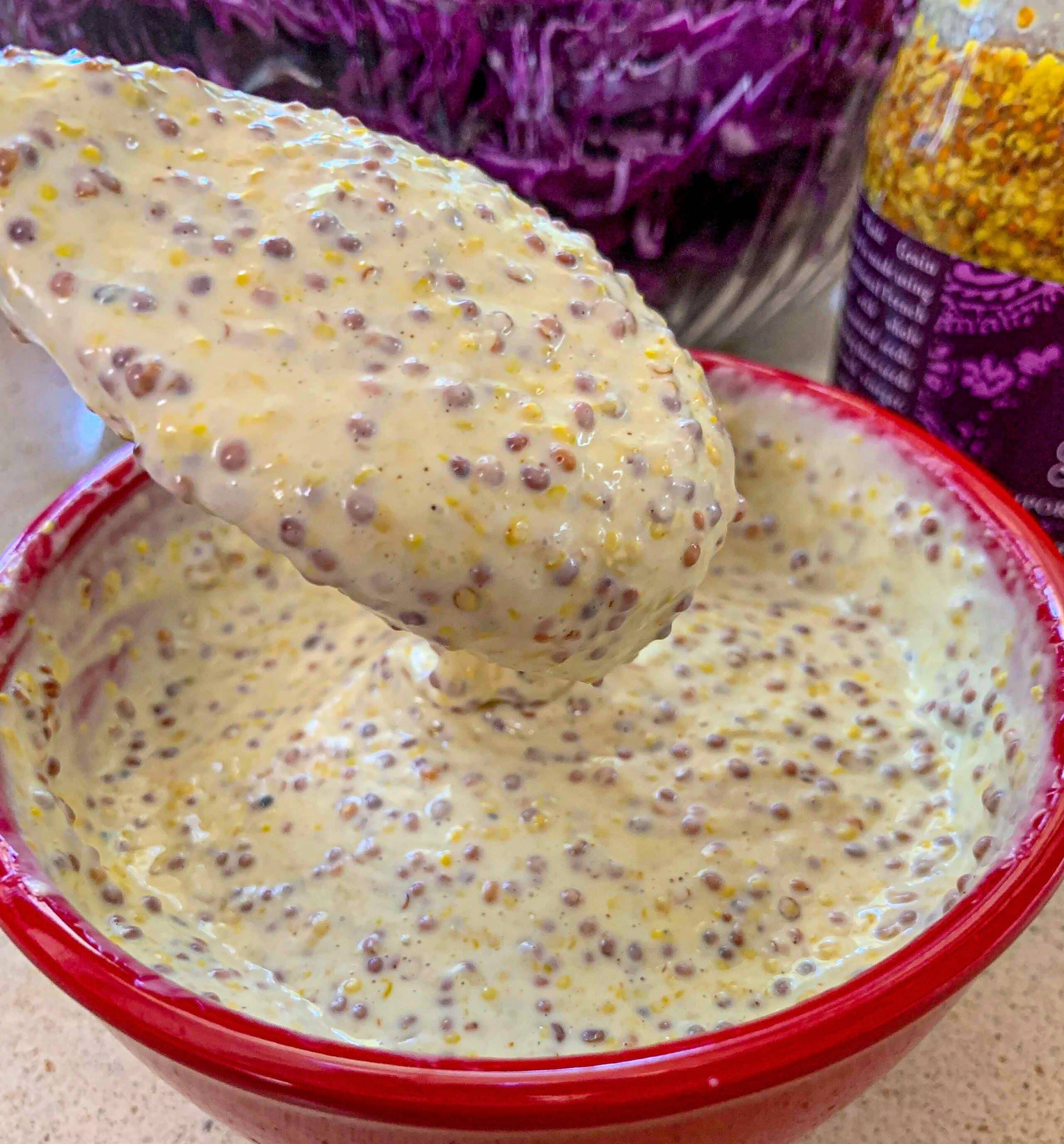 Horseradish Mustard Aioli w/ Bratwurst