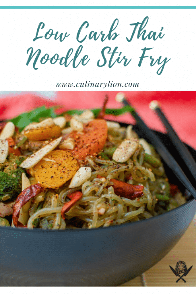 Low carb Miracle noodle stir fry bowl