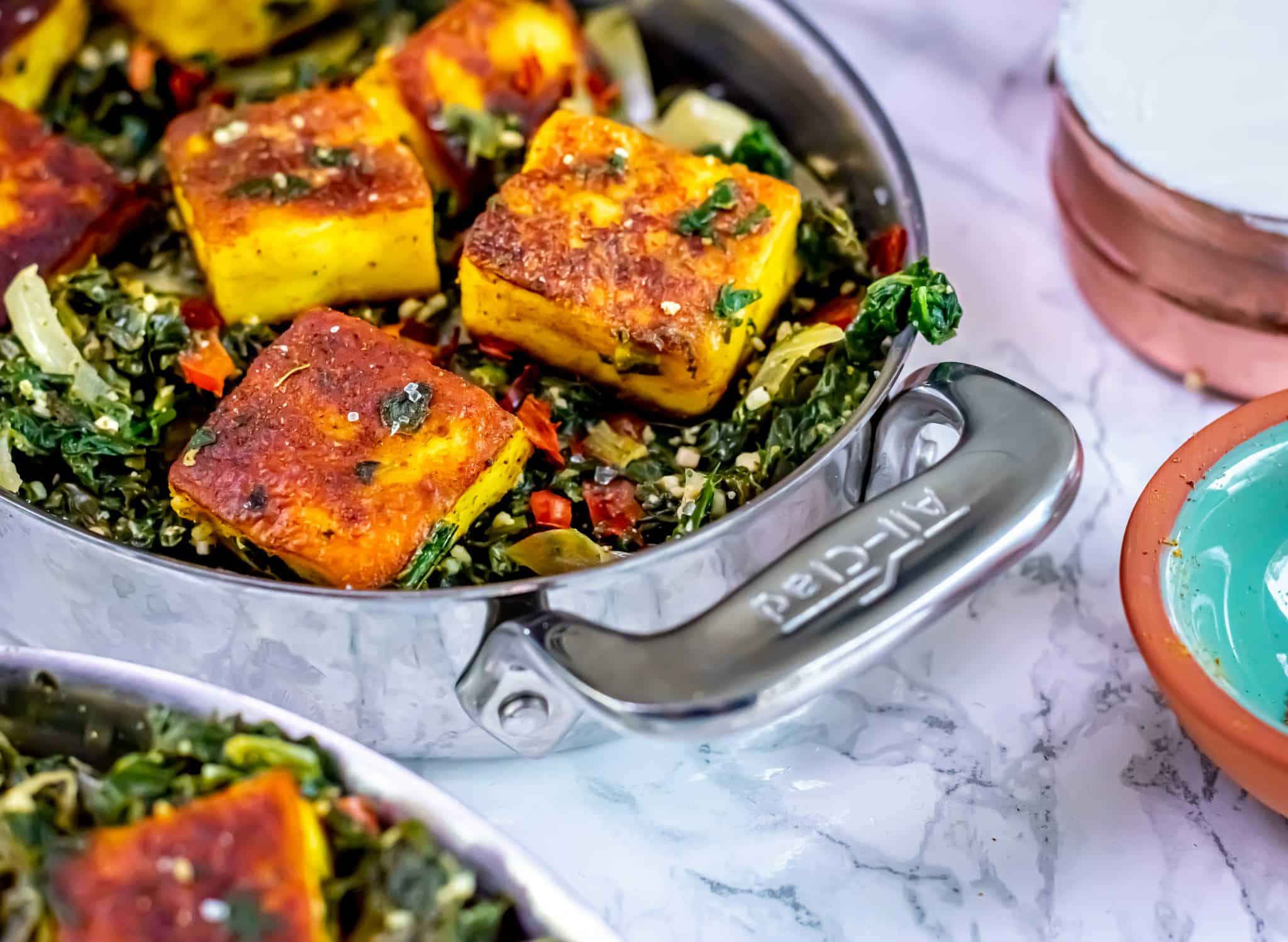Easy One Pan Keto Saag Paneer Culinary Lion