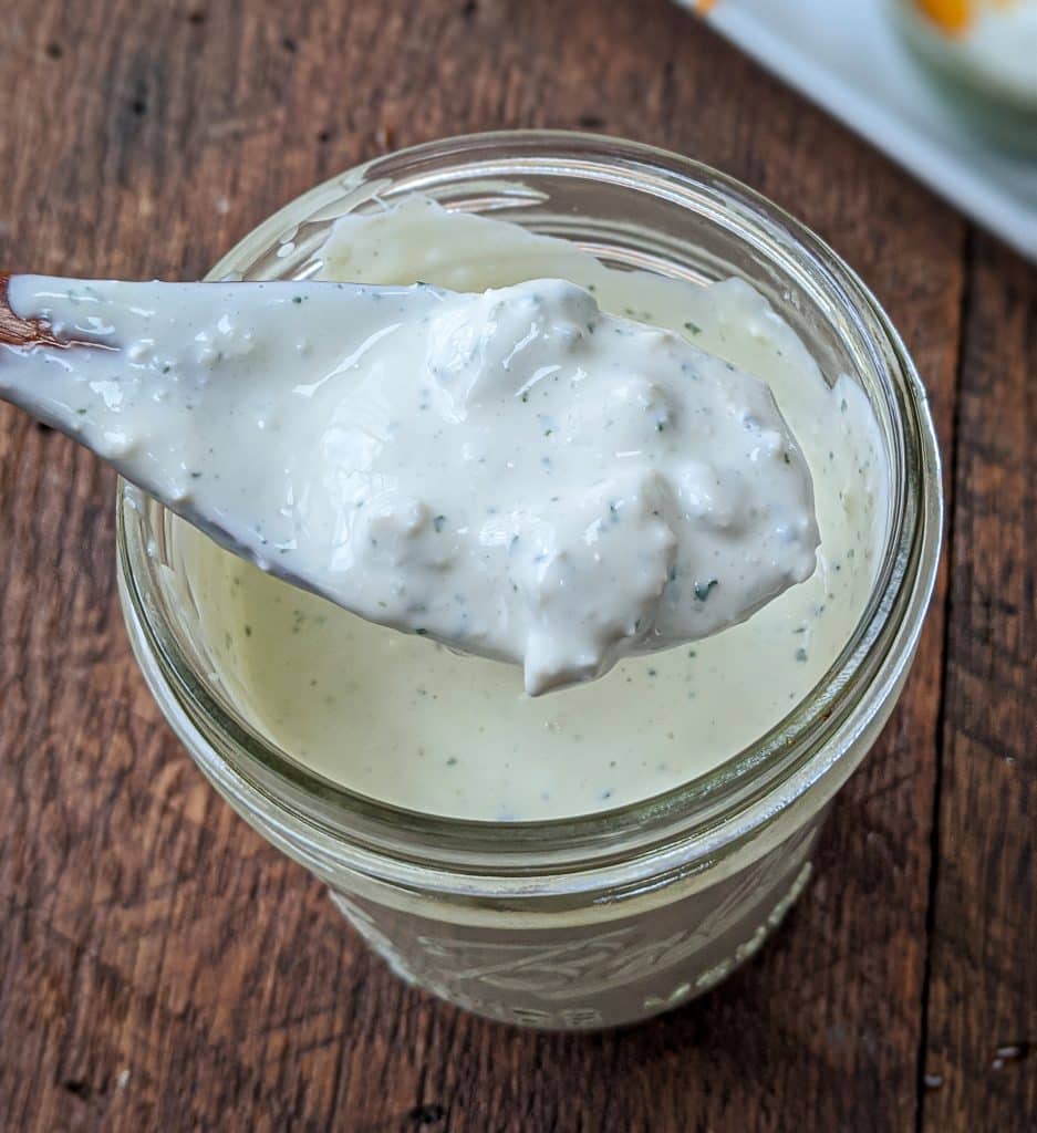 Five ingredient Bleu cheese dressing recipe