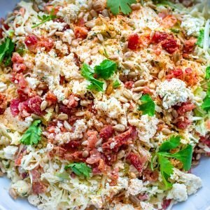 Black & Bleu Cole slaw in a bowl