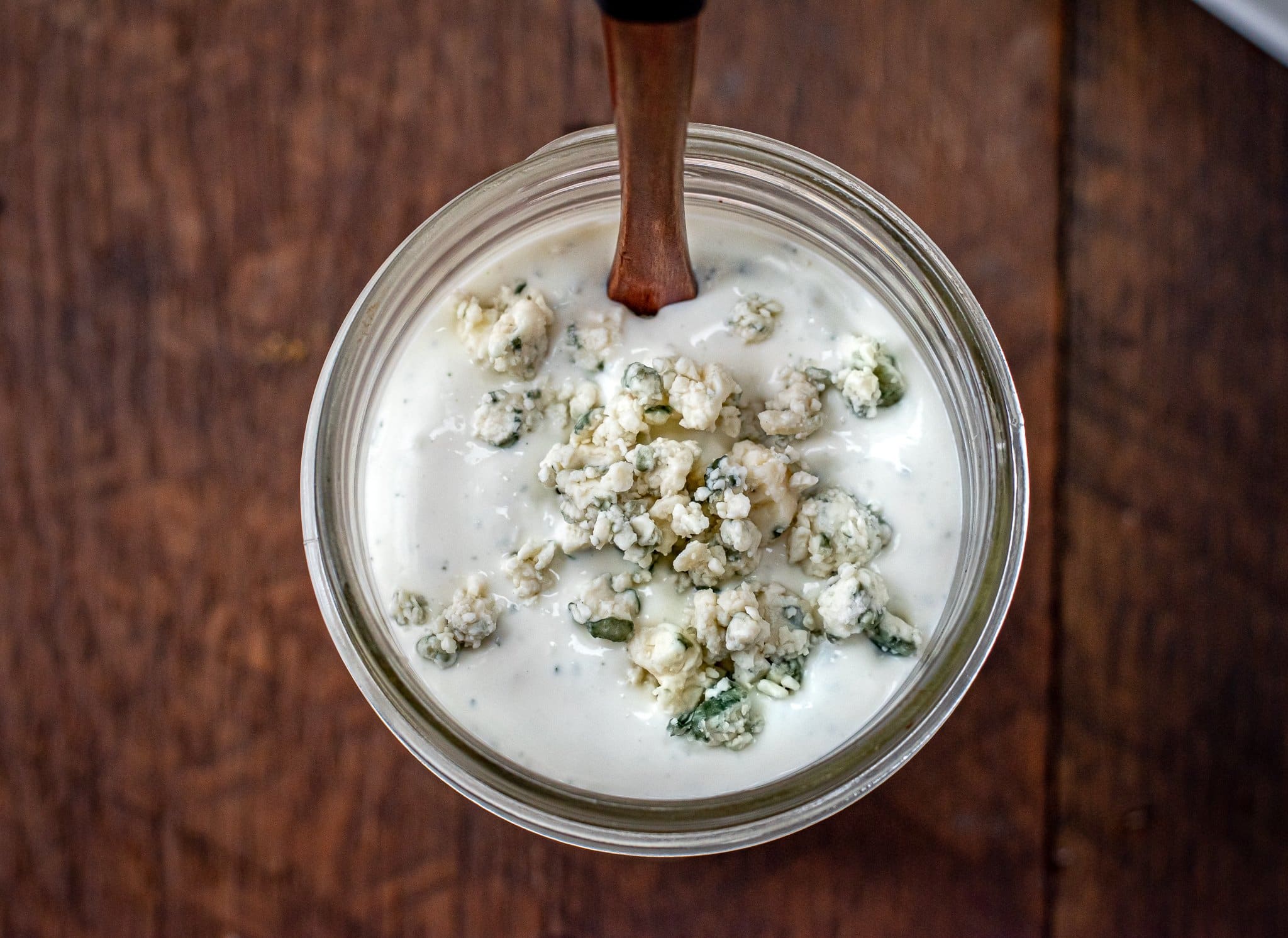 Five Ingredient Homemade Blue Cheese Dressing