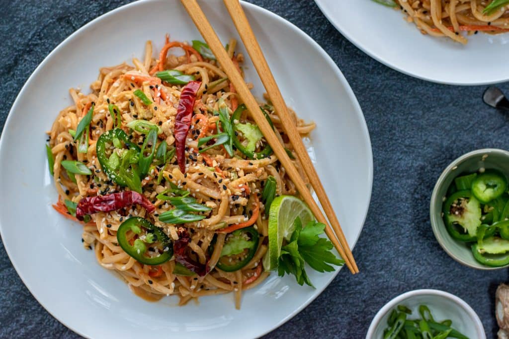 hearts of palm pasta cold sesame noodle recipe