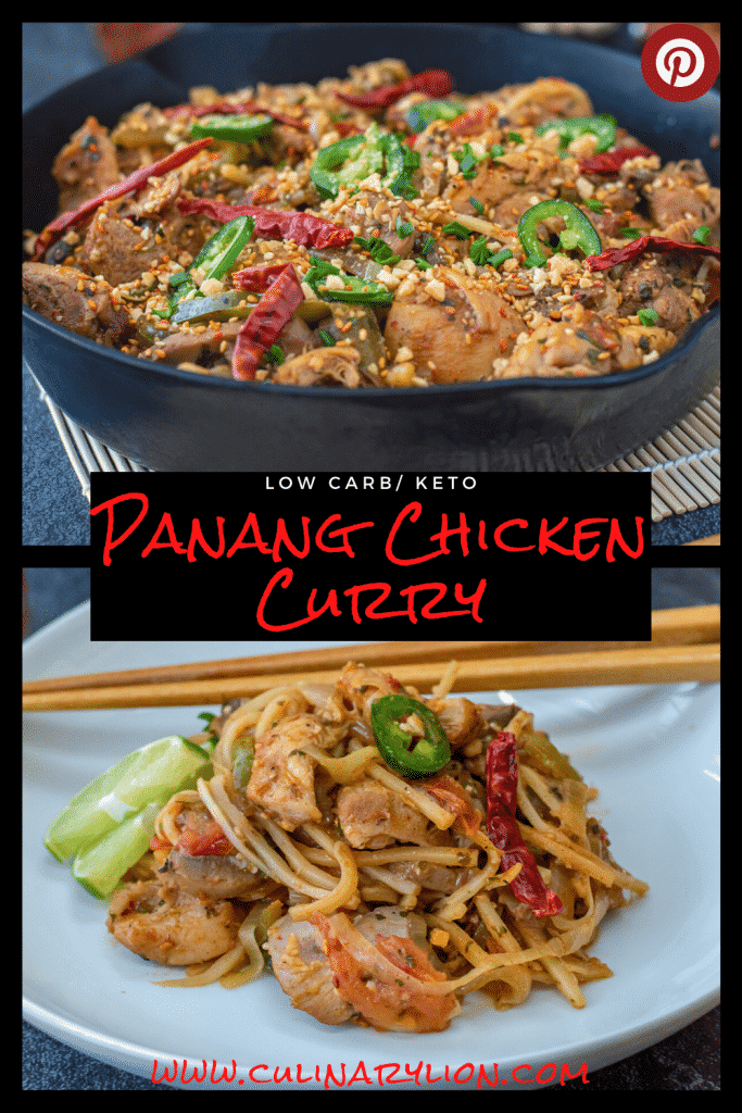 30 minute easy Panang chicken curry recipe