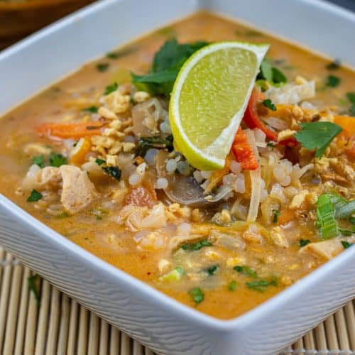 Tom Yum Chicken & Rice Soup Culinary Lion