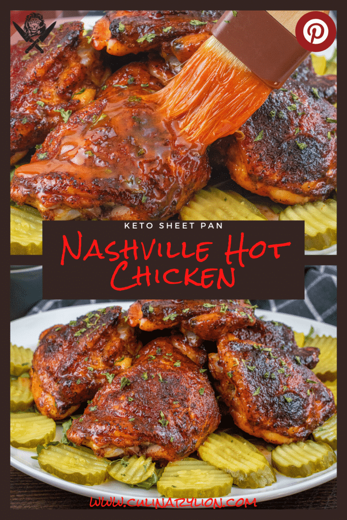 Keto Sheet pan Nashville hot chicken recipe