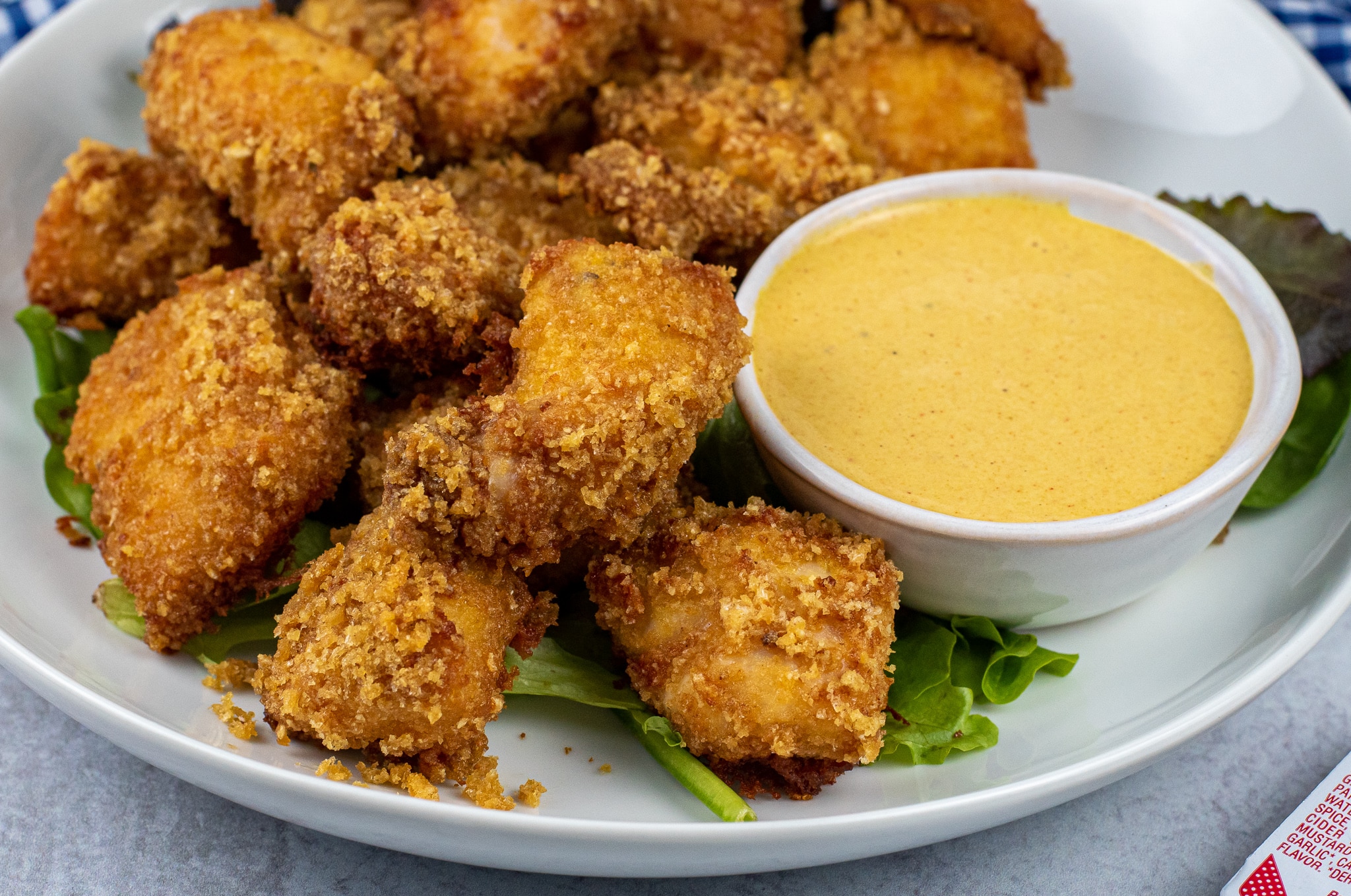 chick fil a copycat sauce recipe with nuggets made with pork rind crumbs