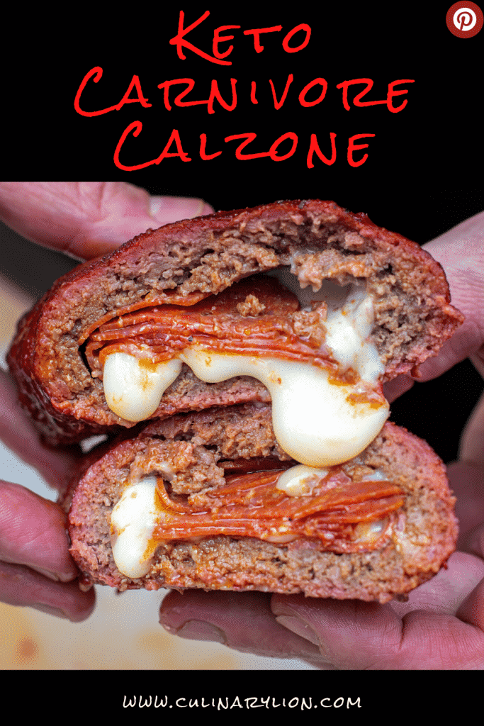 Keto carnivore calzone recipe
