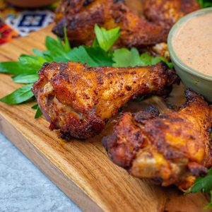 chili spice rubbed wings