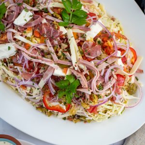 Keto Italian hoagie coleslaw recipe