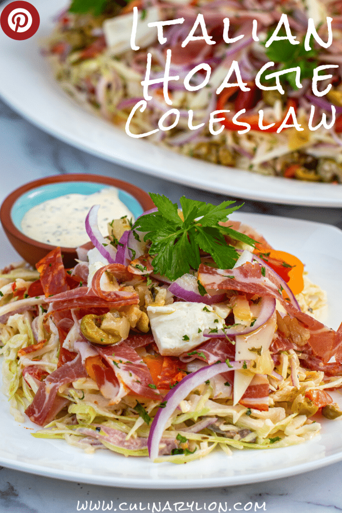 Keto Italian hoagie coleslaw recipe