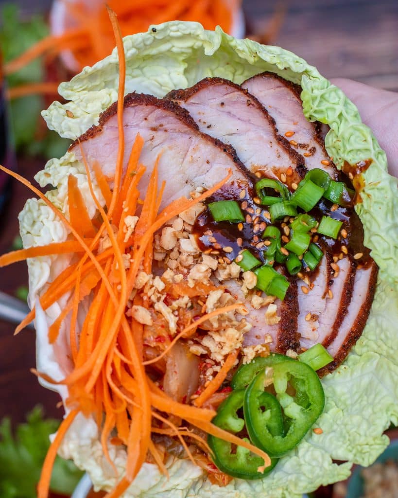 Smoked Pork Belly On A Salad Recipe