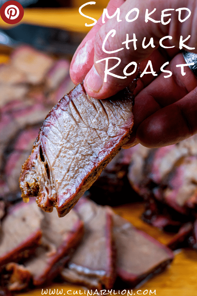 Smoked chuck roast on a camp chef pellet grill