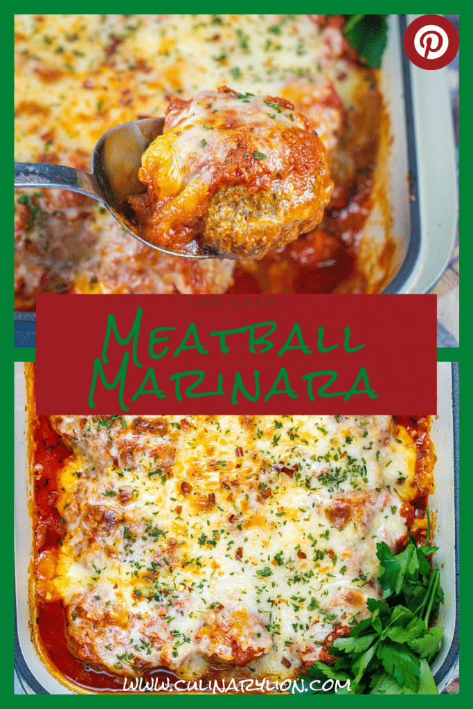 Low Carb Meatball Marinara