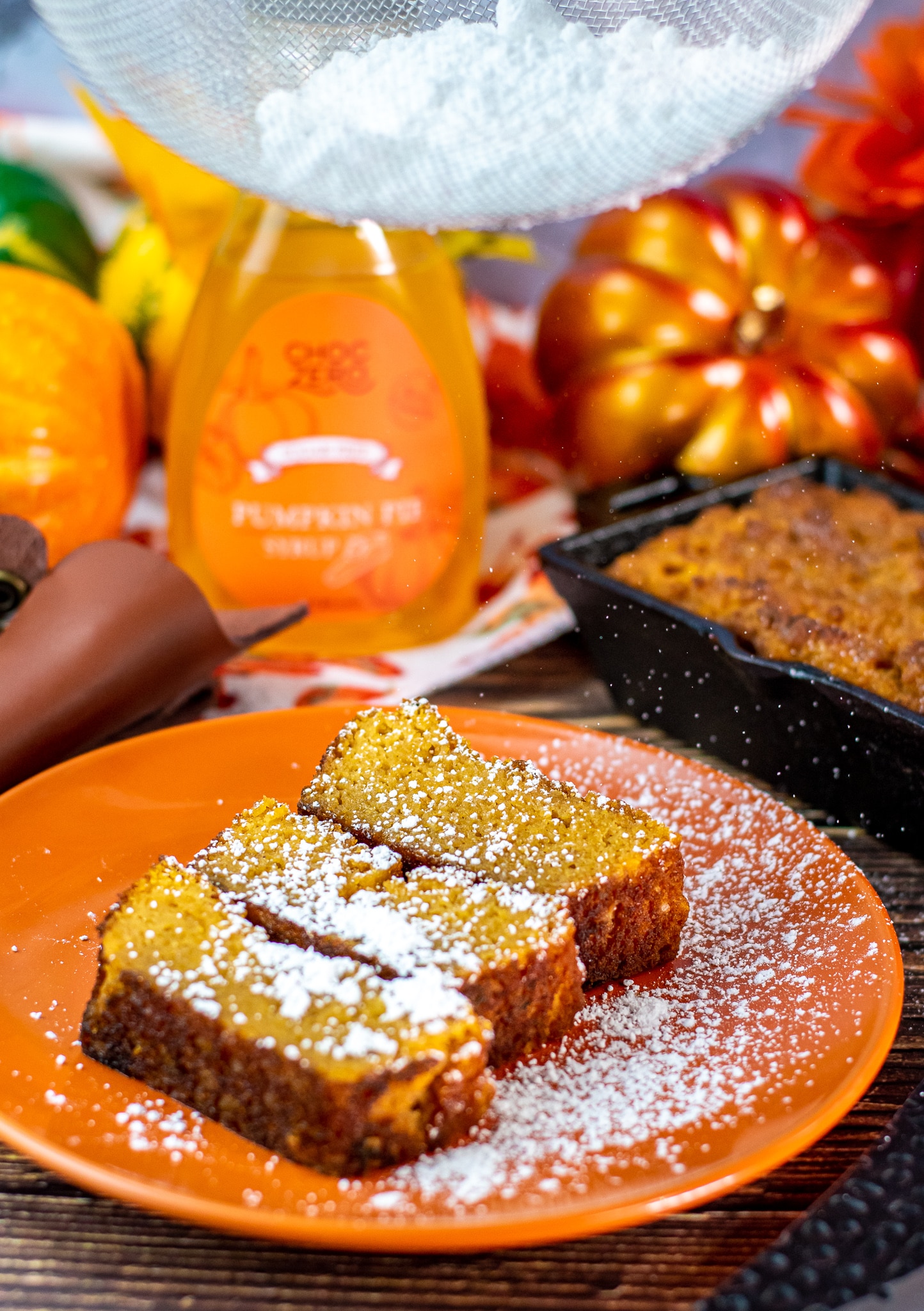 Keto Bourbon Butter Pumpkin Bread