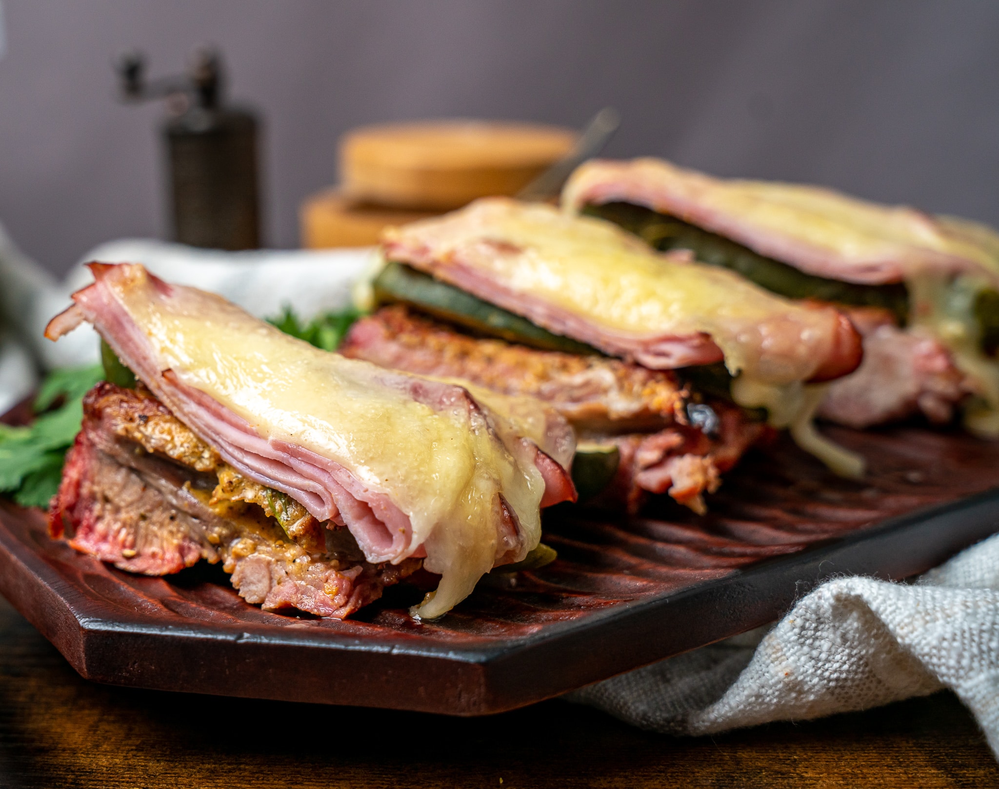 Keto Cuban Sandwich inspired Boneless Pork Ribs
