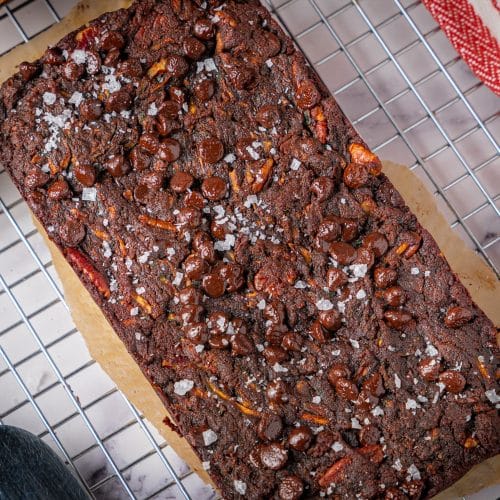 keto chocolate pecan zucchini bread