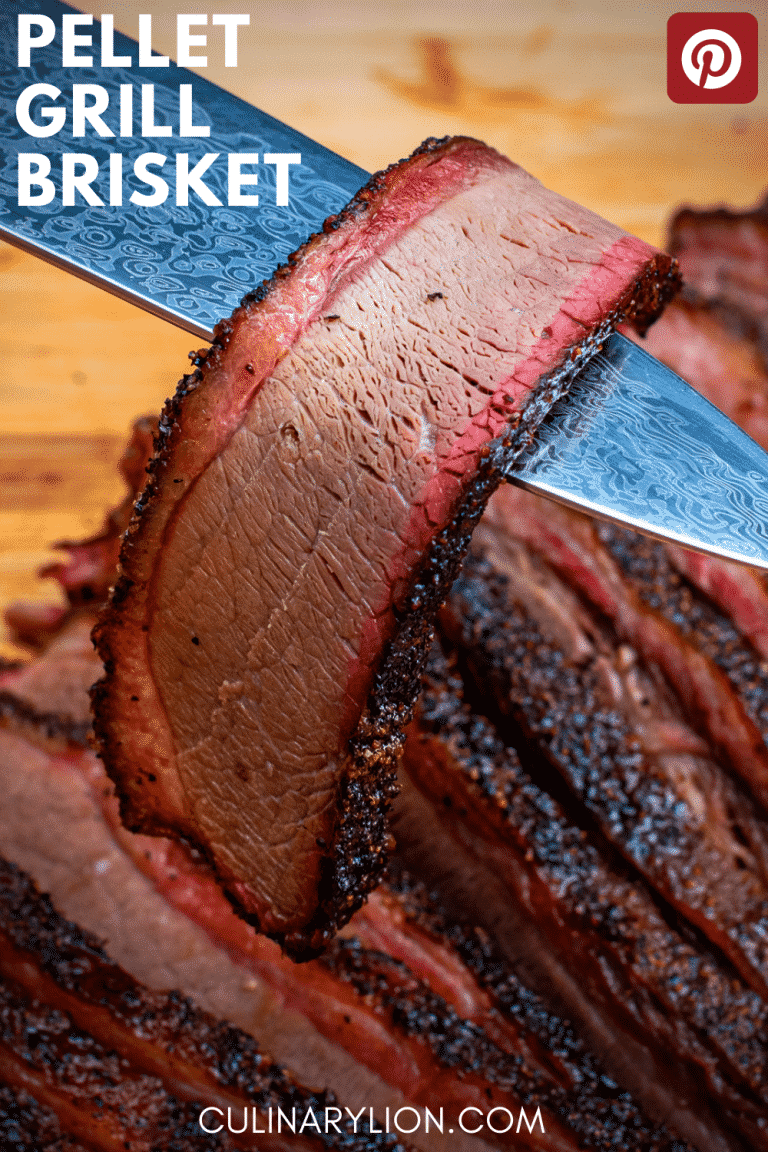 Pellet Grill Brisket Texas Style Culinary Lion