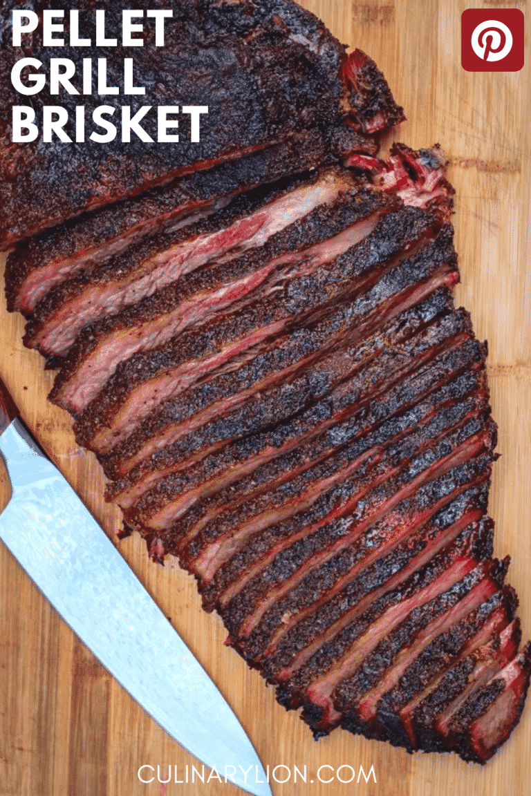 Pellet Grill Brisket Texas Style Culinary Lion