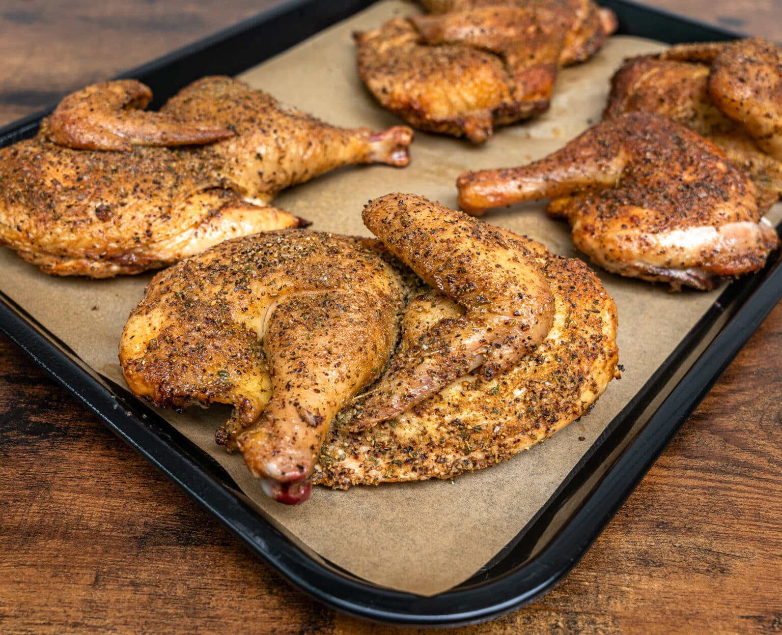 Pellet Grill Keto Smoked Half Chicken Culinary Lion